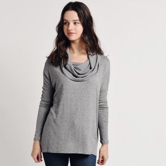 NWT Jack By BB Dakota Early Riser Cowl Neck Top - Picture 2 of 9